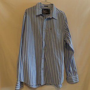 American Eagle Vintage Fit Men’s Button Down Long Sleeve Shirt – Size XXL